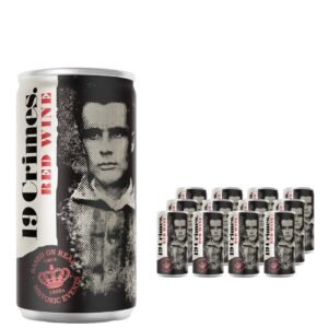 19 Crimes Red Wine Can 12 x 187 ml