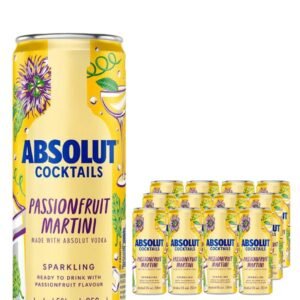 Absolut Passion Fruit Martini Cocktail Sparkling 12 x 250 ml
