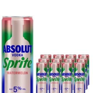 Absolut Vodka Sprite & Watermelon Premixed Drink 12 x 250 ml