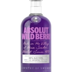 Absolut Wild Berri Flavoured Vodka 70 cl