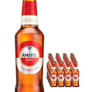 Amstel Lager Beer Bottle 24 x 300 ml
