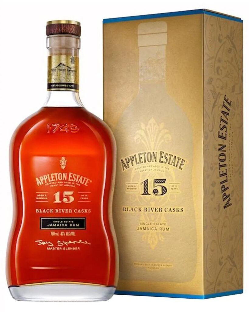 Appleton Estate 15 Year Old Black River Casks Rum 70 cl