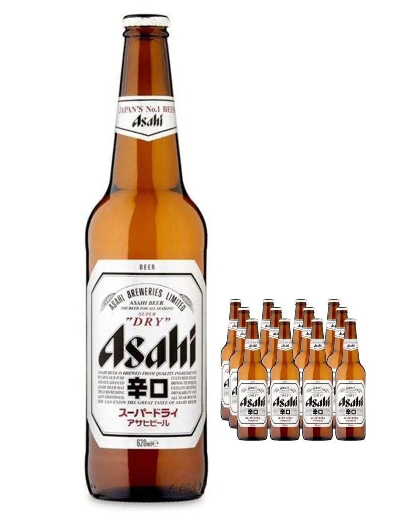 Asahi Super Dry Beer Bottle 12 x 620 ml