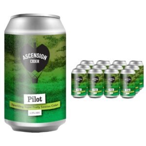 Ascension Pilot Medium Apple Cider Can 12 x 330 ml