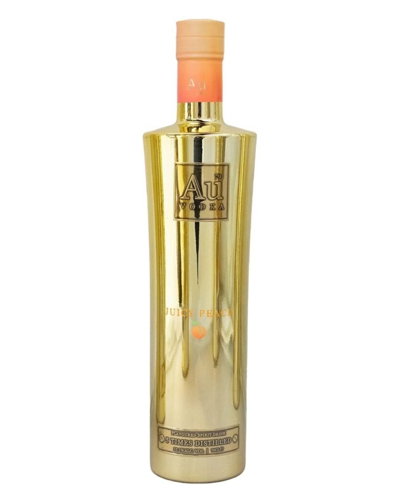 AU Juicy Peach Flavoured Vodka 70 cl