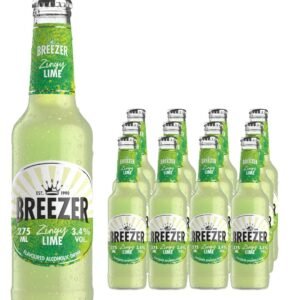 Breezer Zingy Lime Premixed Drink 12 x 275 ml