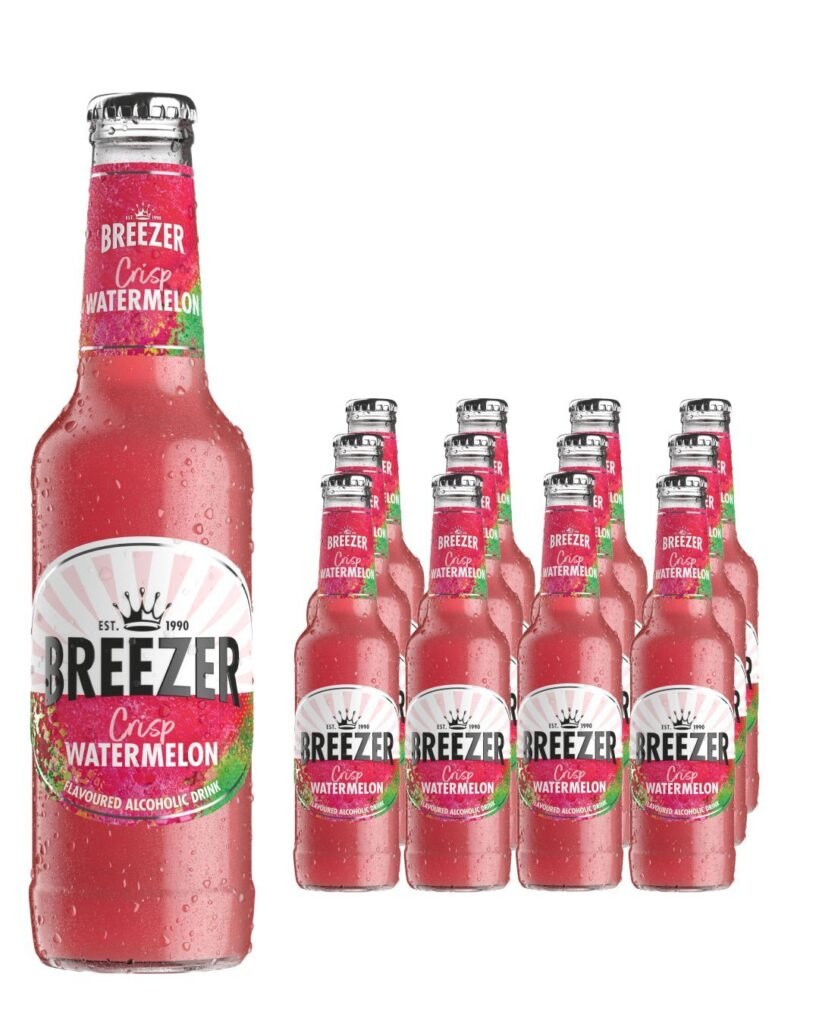 Breezer Crisp Watermelon Premixed Drink 12 x 275 ml