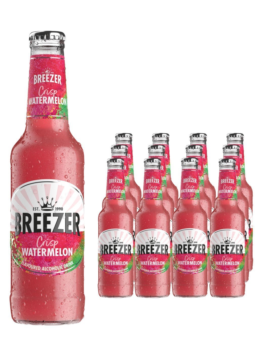 Breezer Crisp Watermelon Premixed Drink 12 x 275 ml