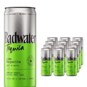 Badwater Tequila Lime Margarita Premixed 12 x 330 ml