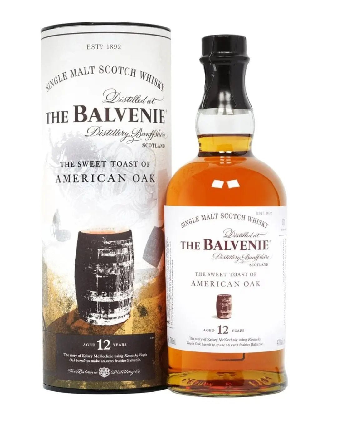 Balvenie 12 Year Old The Sweet Toast of American Oak Single Malt Whisky 70 cl