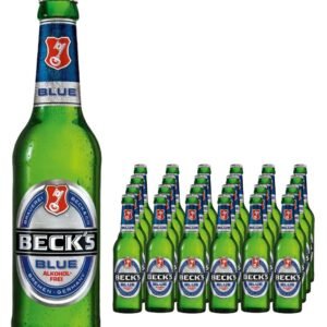 Becks Blue Alcohol Free Beer Bottle 24 x 275 ml