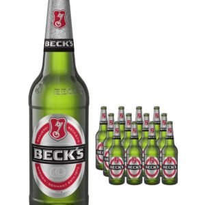 Becks Premium Lager Bottle 12 x 660 ml
