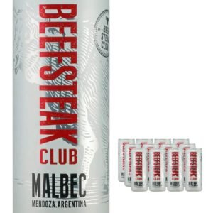 Beefsteak Club Malbec Can 12 x 250 ml