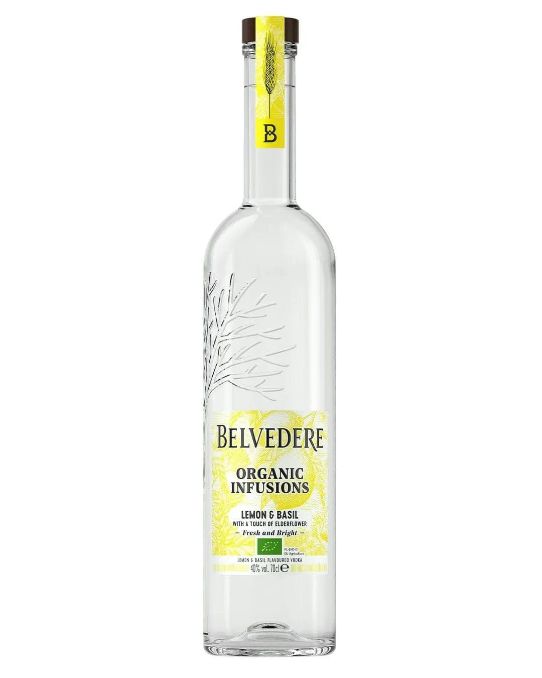 Belvedere Organic Infusions Lemon & Basil Vodka 70 cl