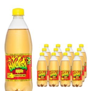 Bigga Apple Flavoured Soft Drink 12 x 600 ml