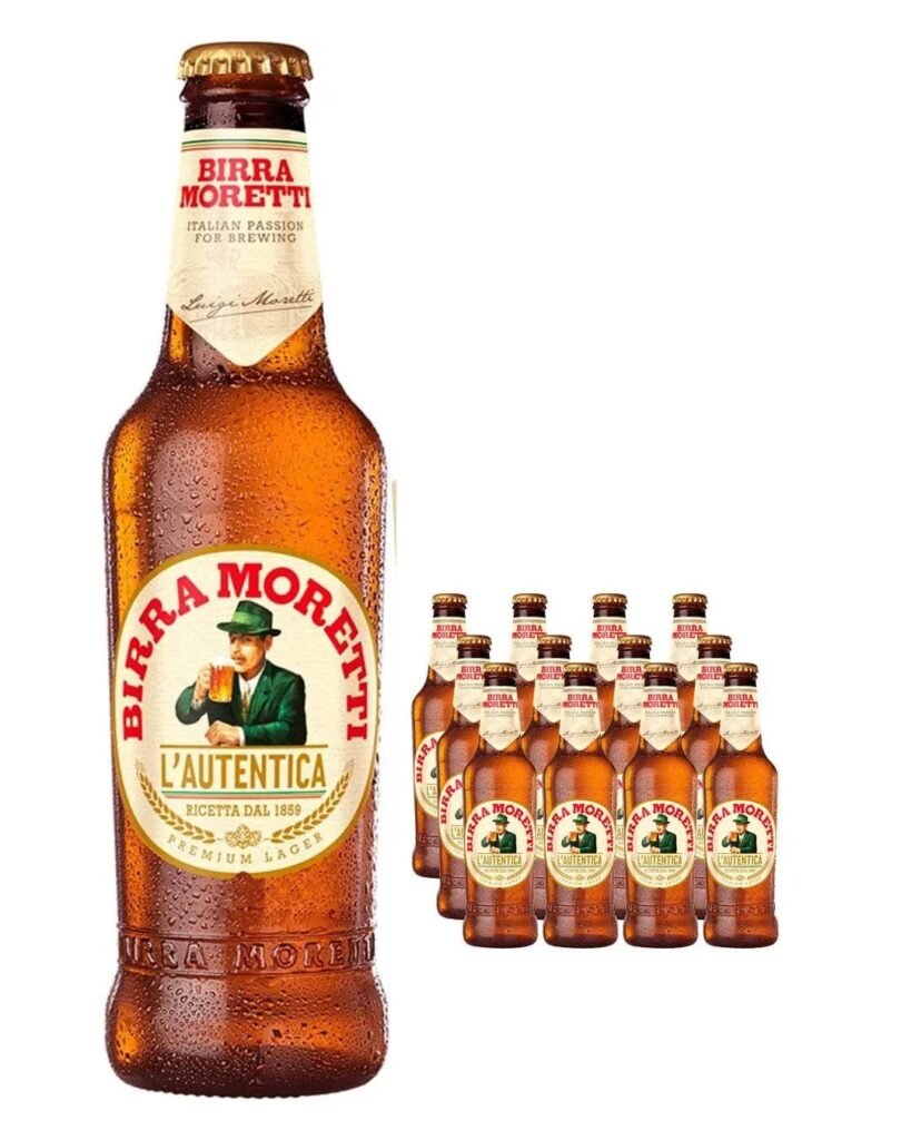 Birra Moretti Lager Beer 12 x 330 ml