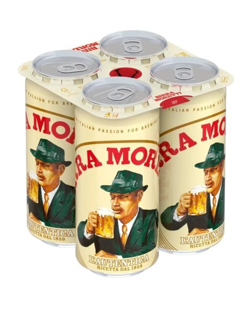 Birra Moretti Lager Beer Can 24 x 440 ml