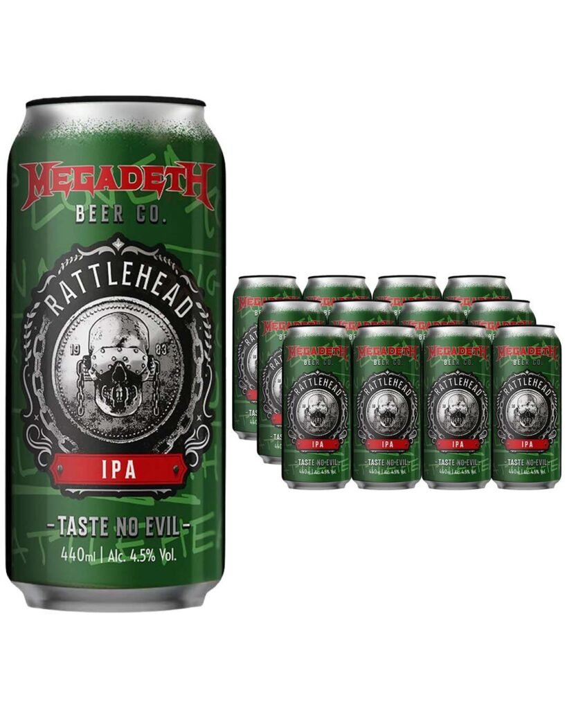 Black Sheep x Megadeth Rattlehead IPA 12 x 440 ml