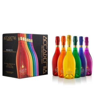 Accademia Prosecco Rainbow Mixed Case 6 x 75 cl