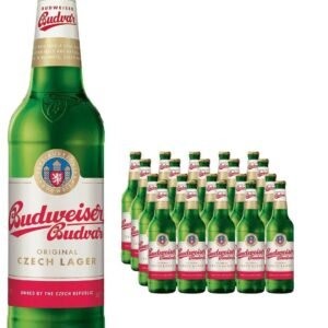 Budweiser Budvar Beer Bottle 20 x 500 ml