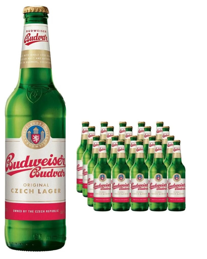 Budweiser Budvar Beer Bottle 20 x 500 ml