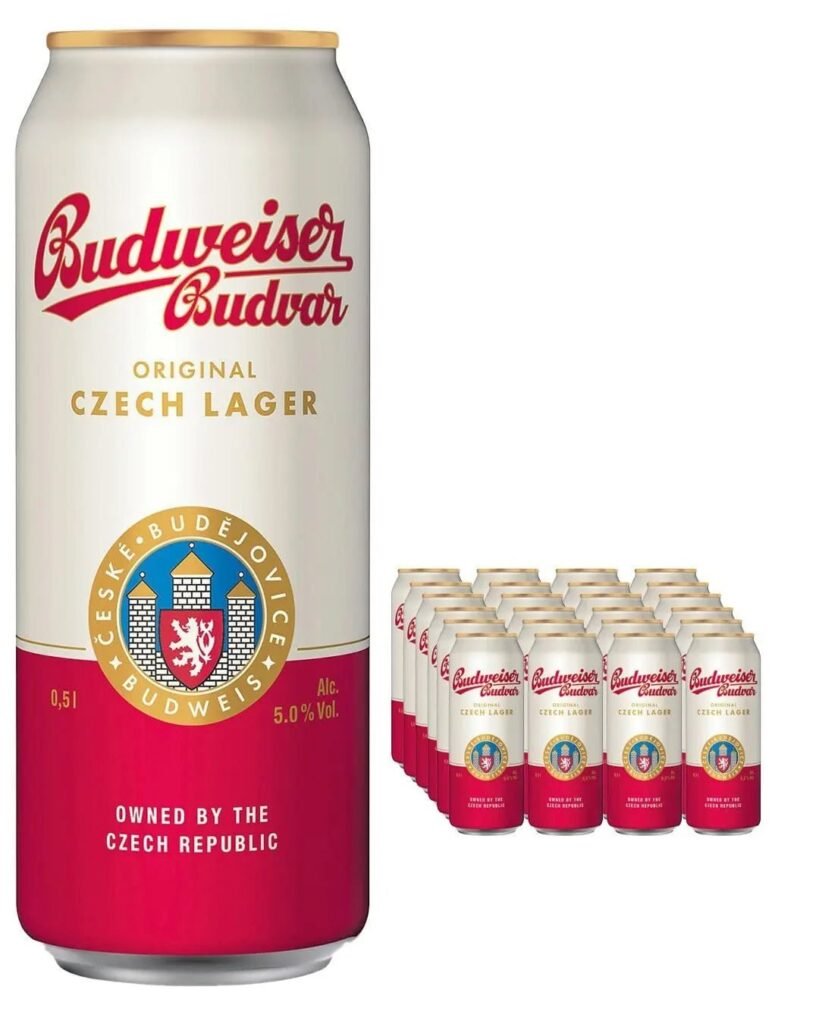 Budweiser Budvar Czech Pilsner 24 x 500 ml