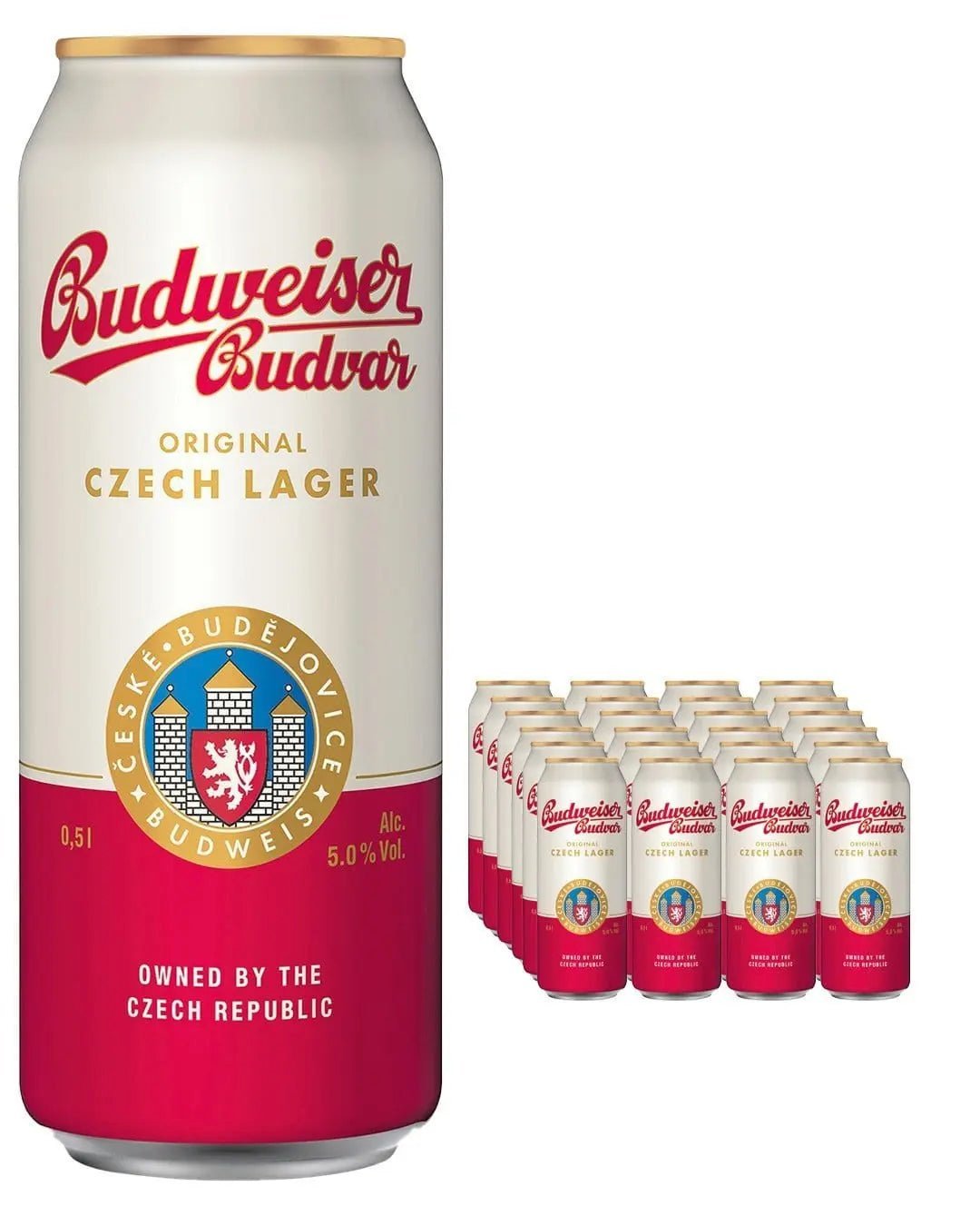 Budweiser Budvar Czech Pilsner 24 x 500 ml