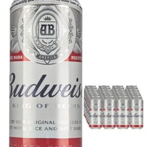 Budweiser Premium Lager Beer Can 24 x 440 ml