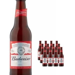 Budweiser Premium Lager Bottle 12 x 300 ml