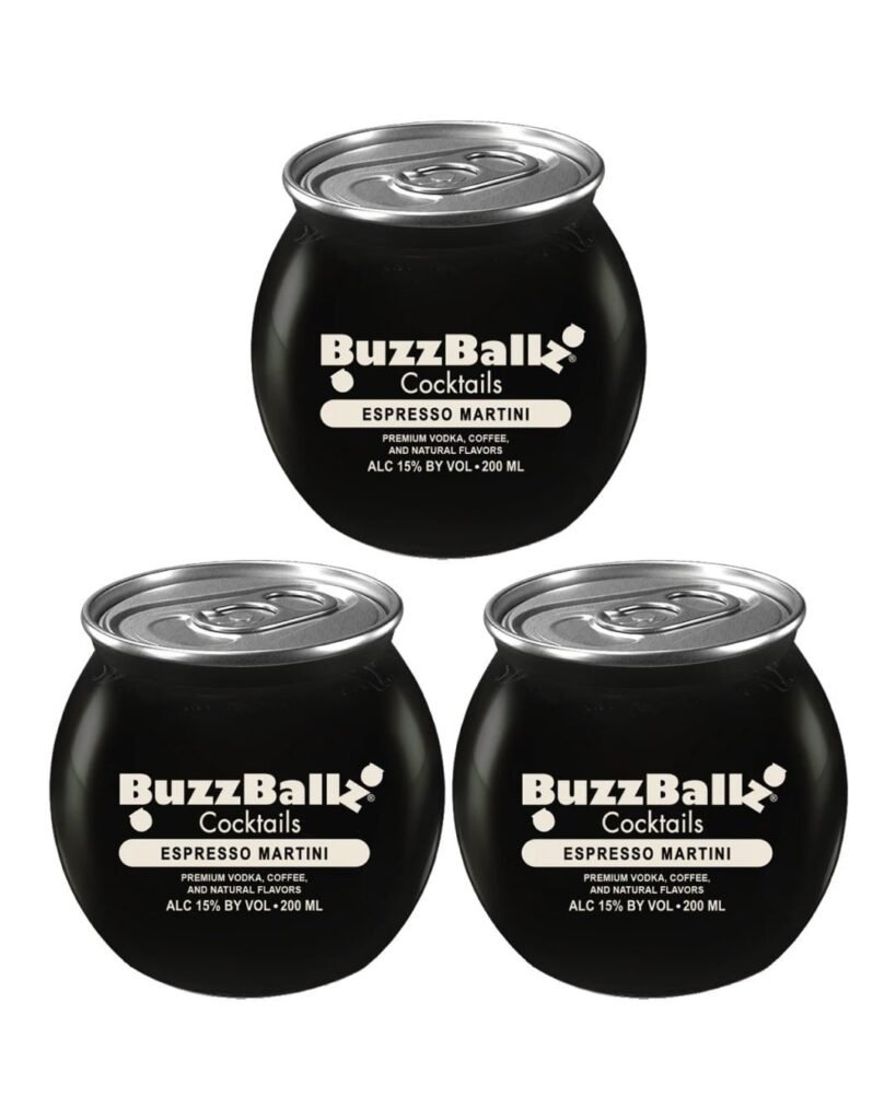 BuzzBallz Espresso Martini Cocktail 3 x 200 ml