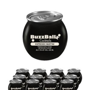 BuzzBallz Espresso Martini Cocktail 12 x 200 ml
