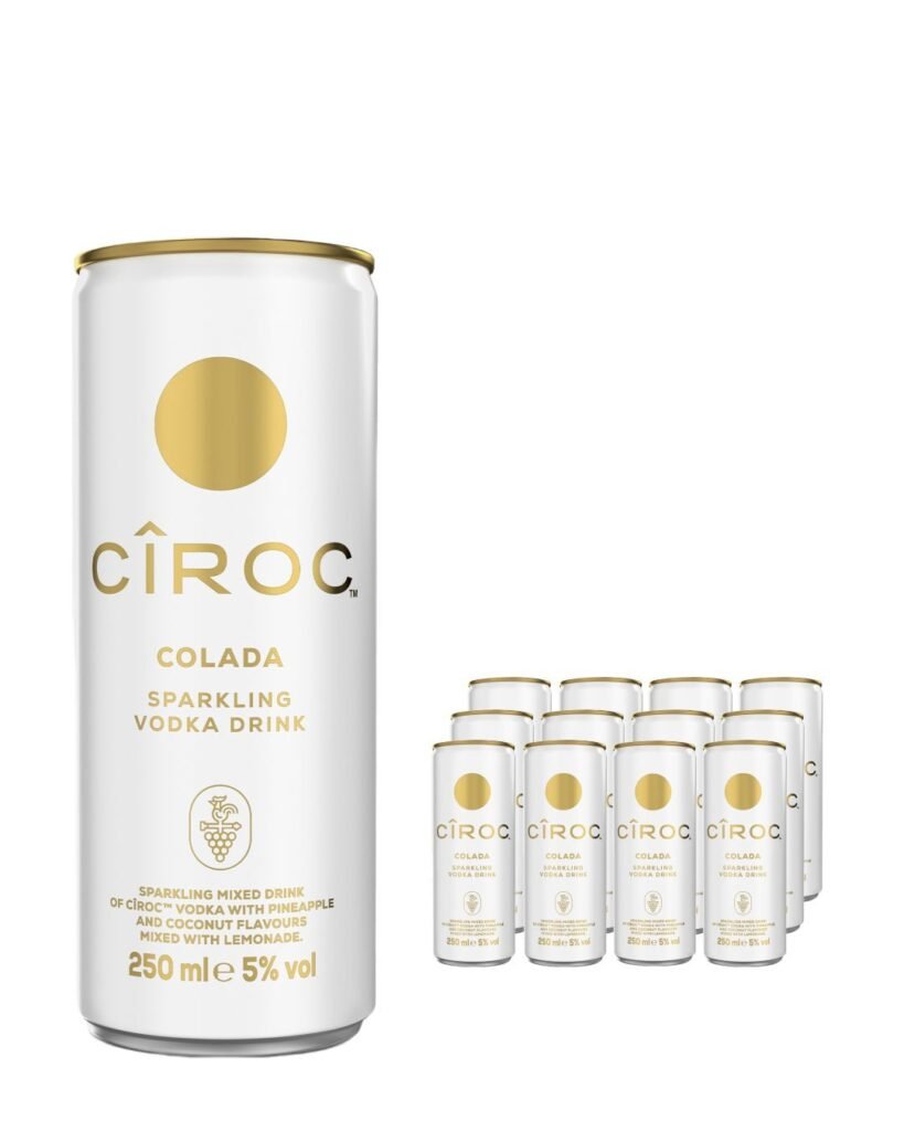 Ciroc Colada & Lemonade Premixed Cocktail Can 12 x 250 ml