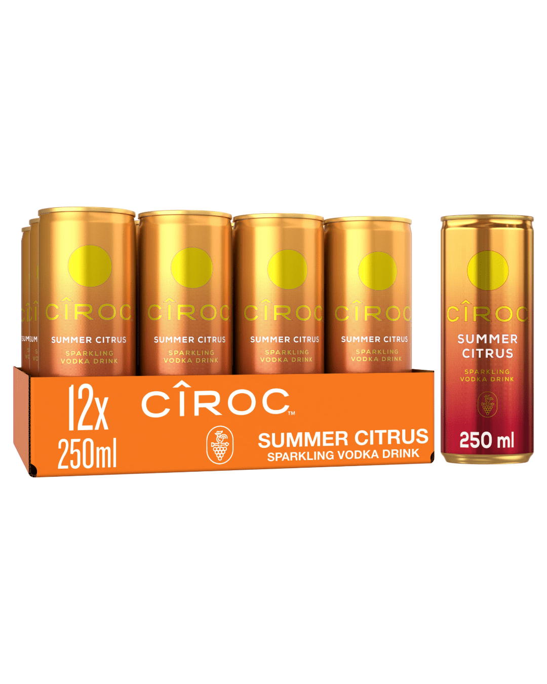 Ciroc Summer Citrus Premixed Cocktail 12 x 250 ml