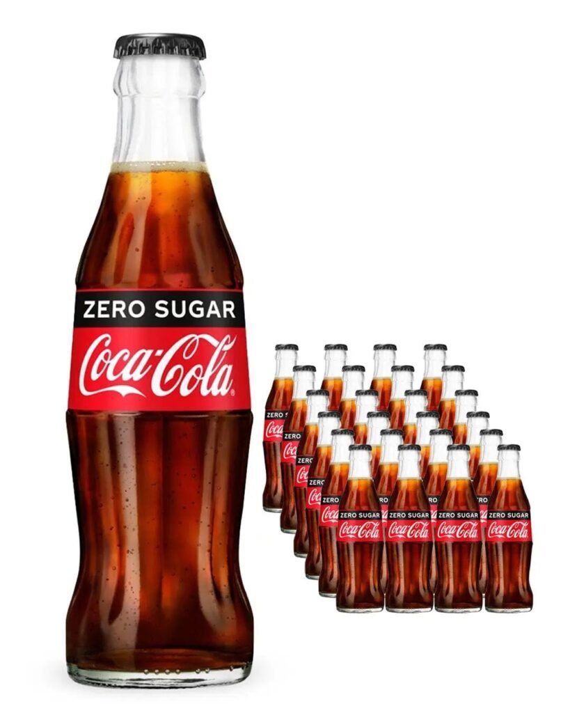 Coca-Cola Coke Zero Glass Bottle 24 x 200 ml