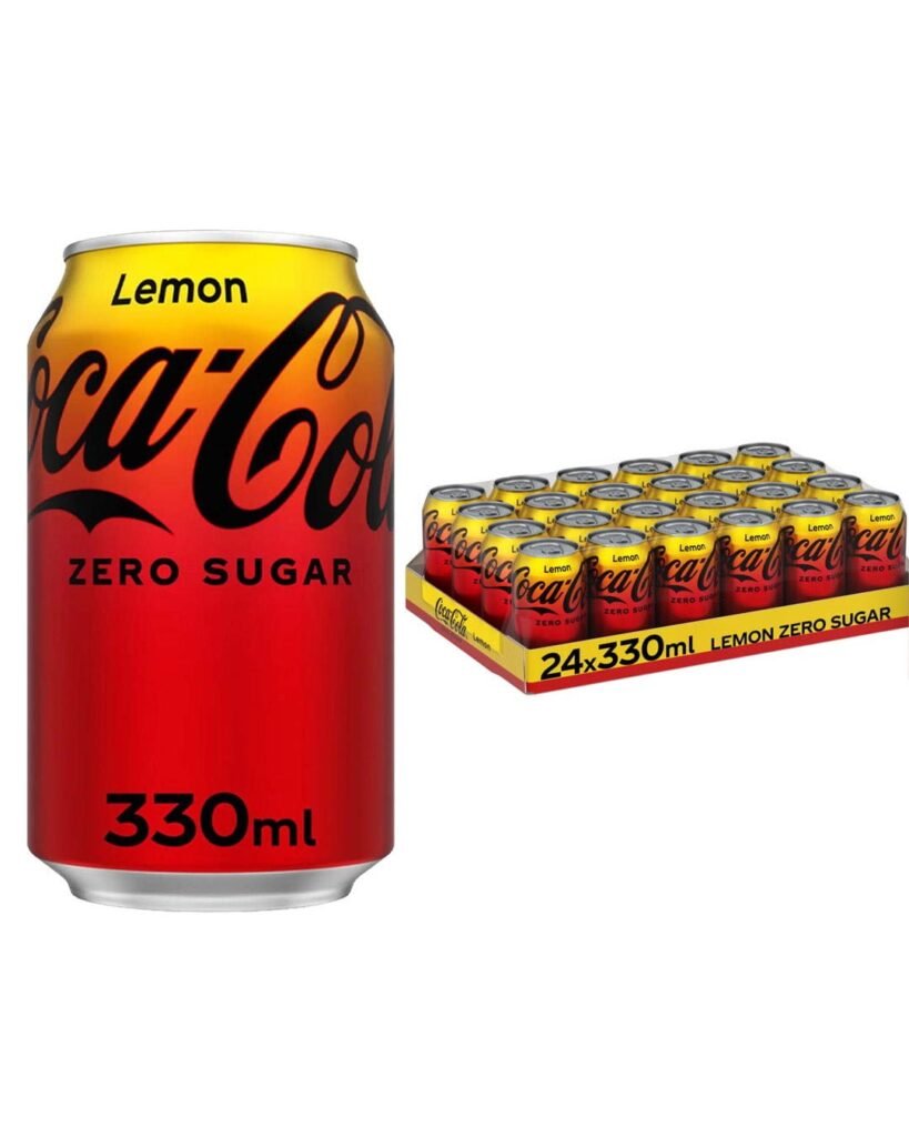 Coca-Cola Zero Sugar Lemon Can 24 x 330 ml