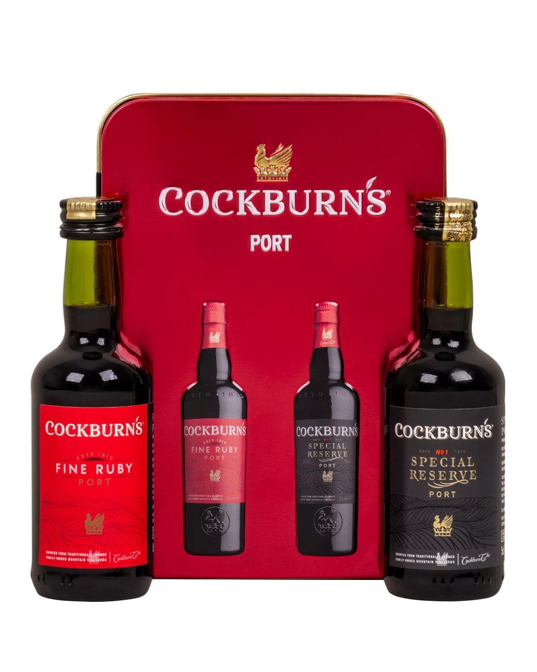 Cockburn's Port Duo Tin 2x 5cl