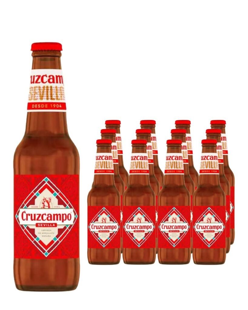 Cruzcampo Sevilla Lager Beer Bottle 12 x 330 ml