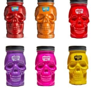 Dead Man's Finger Graveyard Mason Jar Collection 6 x 50 cl