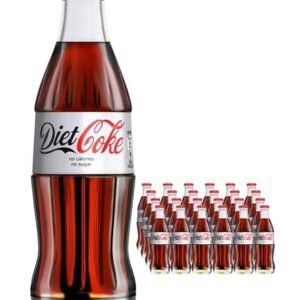Diet Coca-Cola Glass Bottles 24 x 330 ml