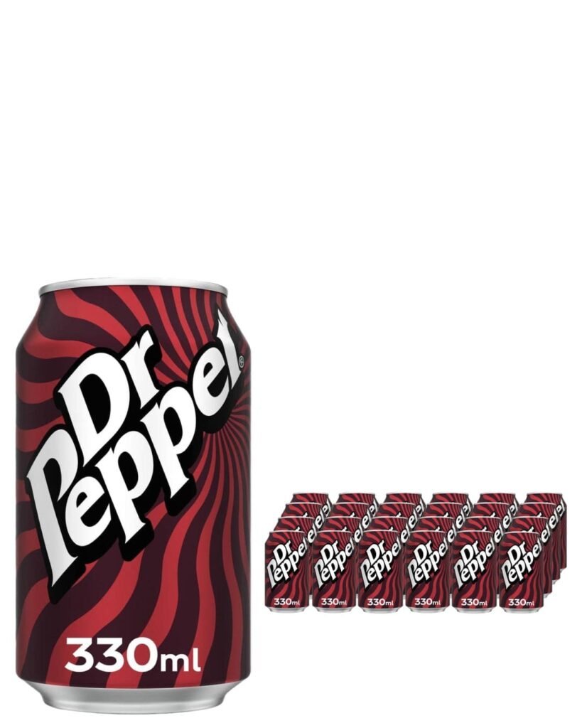 Dr Pepper Soft Drink Can 24 x 330 ml