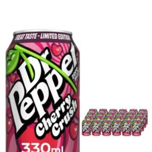 Dr Pepper Zero Cherry Crush Can 24 x 330 ml