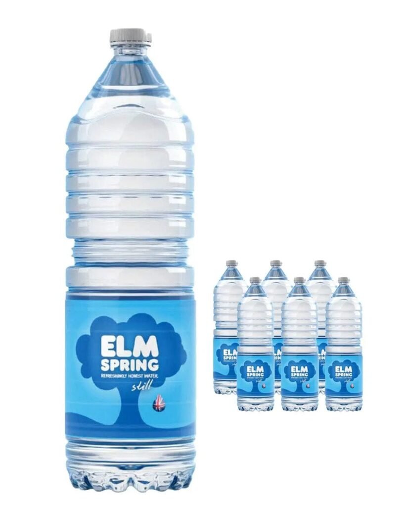 Elm Natural Spring Still Mineral Water 6 x 2 L