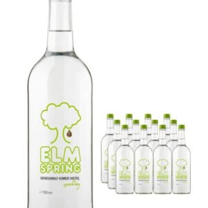 Elm Spring Sparkling Glass Bottles 12 x 750 ml