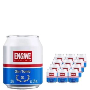 Engine Gin & Tonic Premixed Cocktail Can 12 x 237 ml