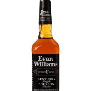 Evan Williams Kentucky Black Label Straight Bourbon Whiskey 70 cl