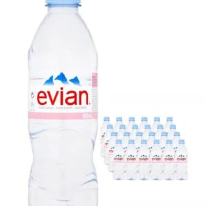 Evian Natural Spring Water 24 x 500 ml