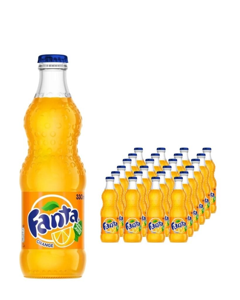 Fanta Orange Glass Bottles 24 x 330 ml