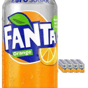 Fanta Orange Zero Cans Multipack 24 x 330 ml