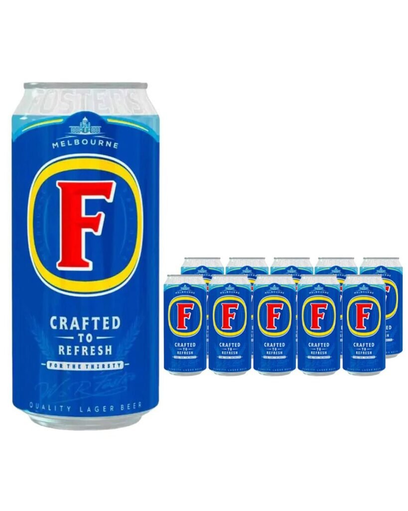 Foster's Melbourne Lager Beer Cans 10 x 440 ml