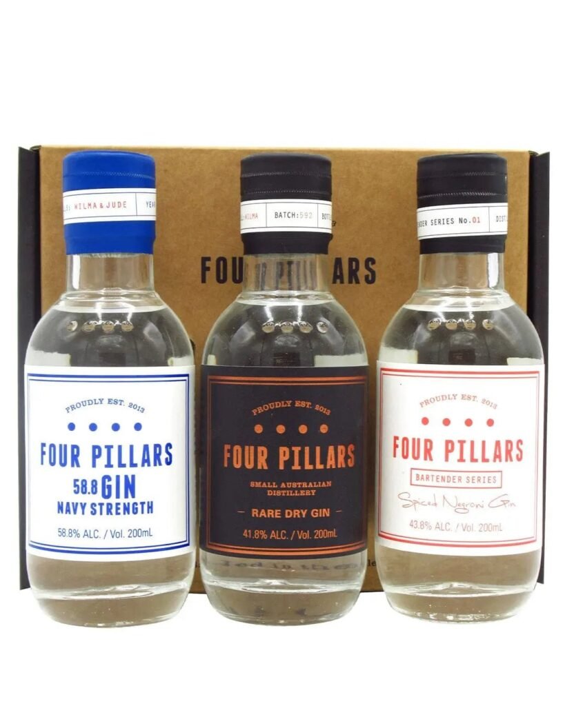 Four Pillars Gin Trio Gift Pack 3 x 20 cl